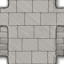 wall stone: cross