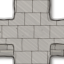 wall stone_low: cross